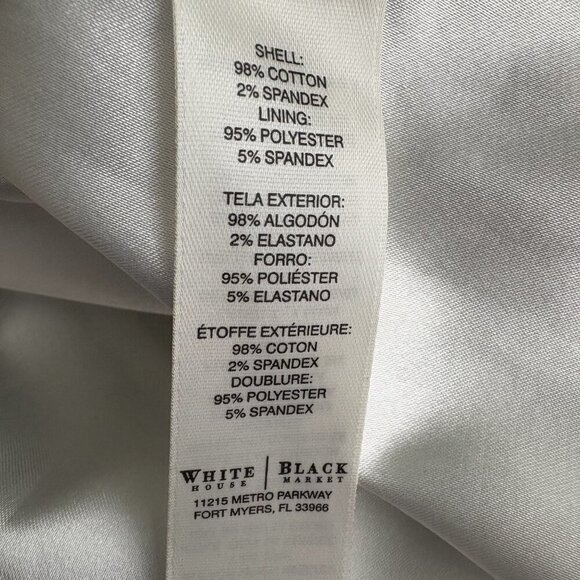 2/$30 White House Black Market Bustier Top w Removable Straps 6 #9902 - Picture 8 of 11